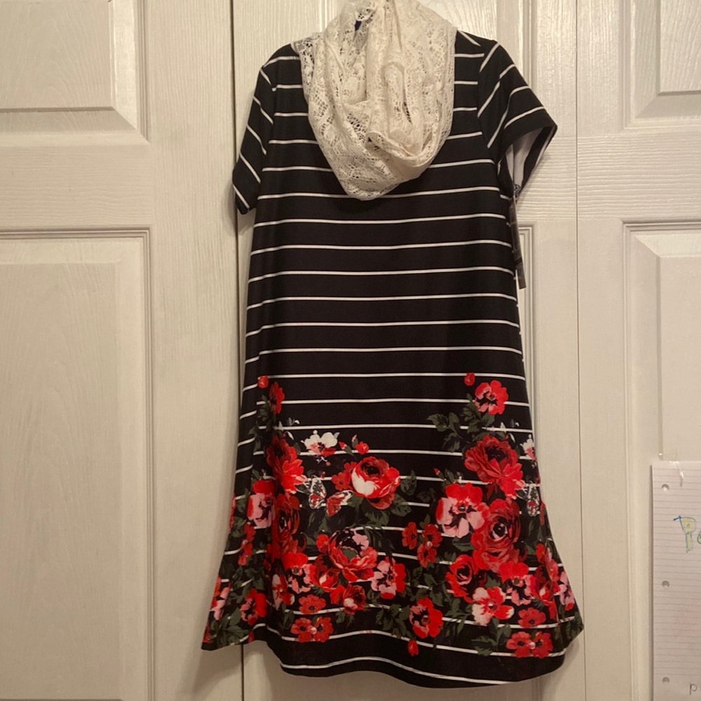 NWT Girl’s Dress with Scarf